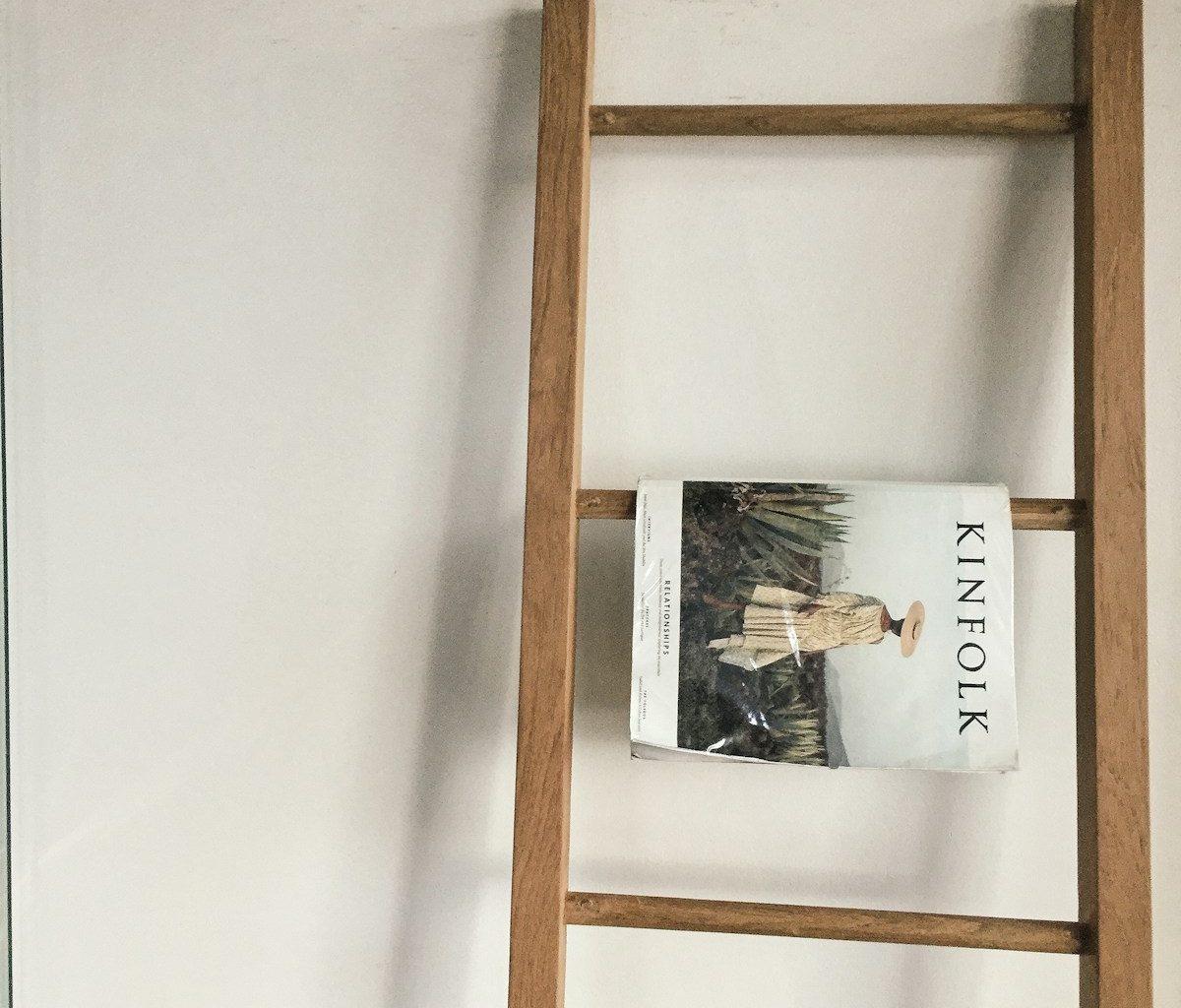 Kinflolk magazine on rack